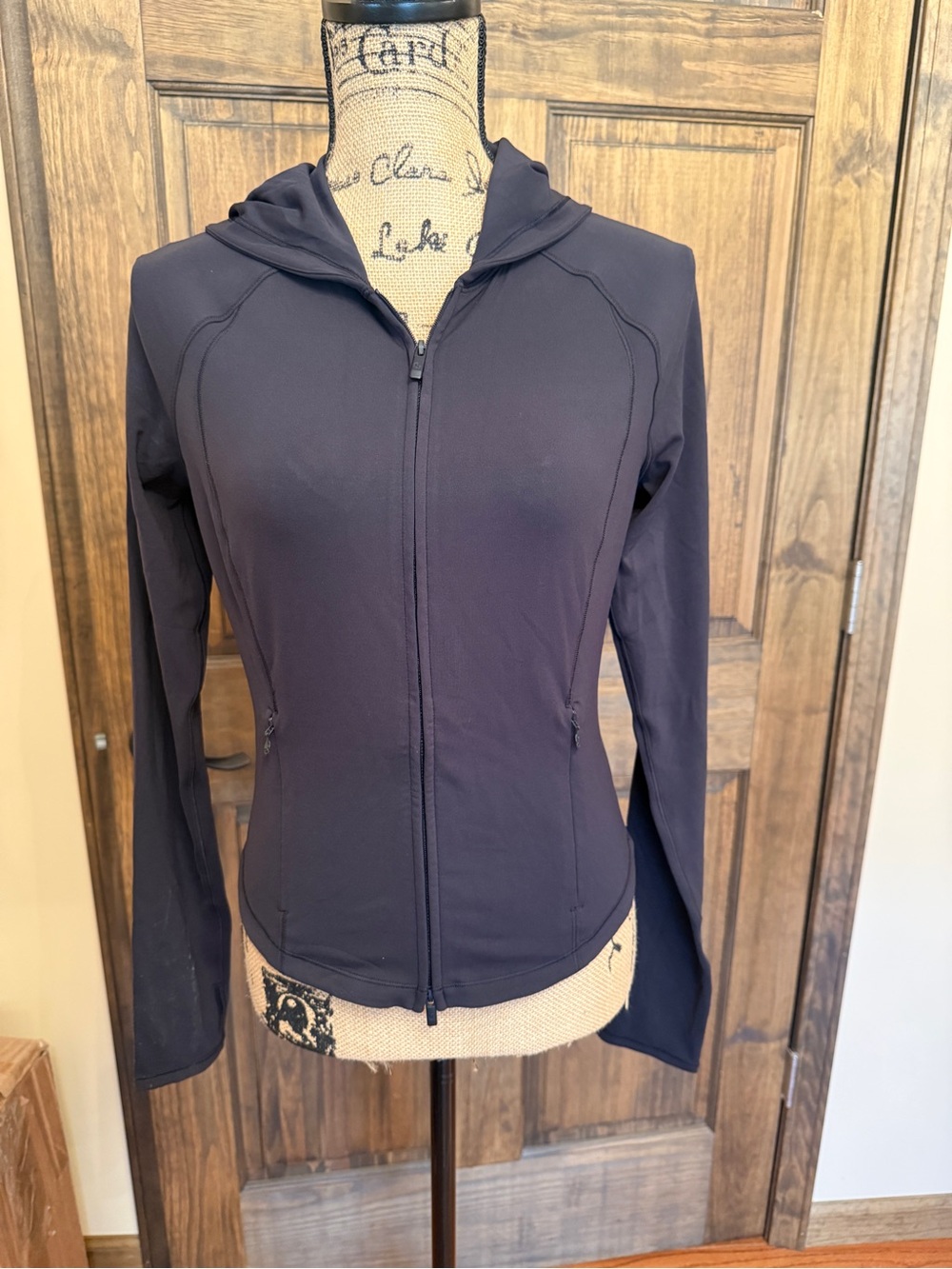 lululemon athletica Black Hooded Zip Jacket